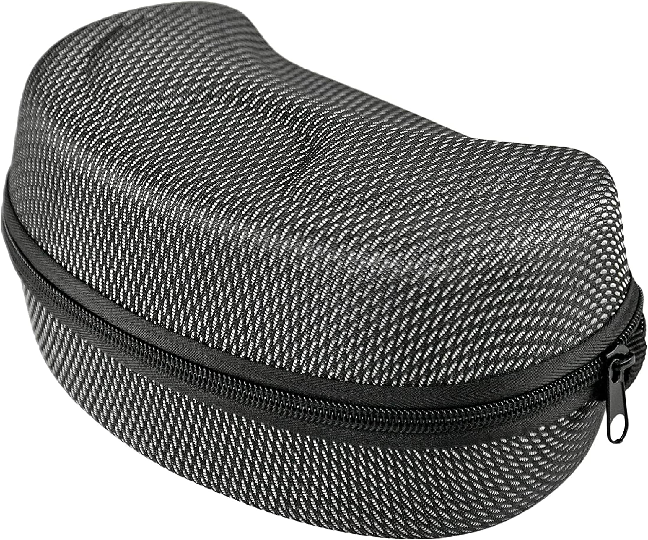 Home-XSport Goggles Case, Safety Glasses Case, Zippered Hard-Shell Glasses Case, 8" L x 4 ¾” W x 4" H, Blue