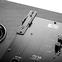 Vista 4 de OSD Audio Kit transmisor/receptor de subwoofer inalámbrico 5.8G Fuente dual, antenas y soportes de diversidad Nero WSA