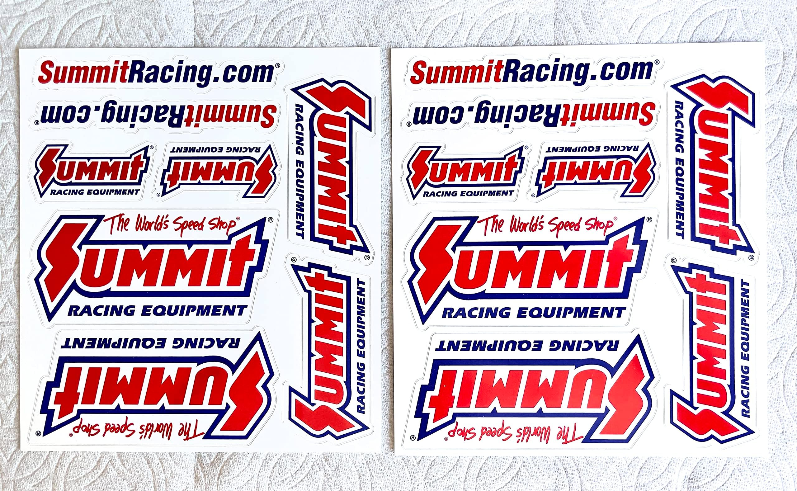 Summit Car Racing Equipment Decals Stickers