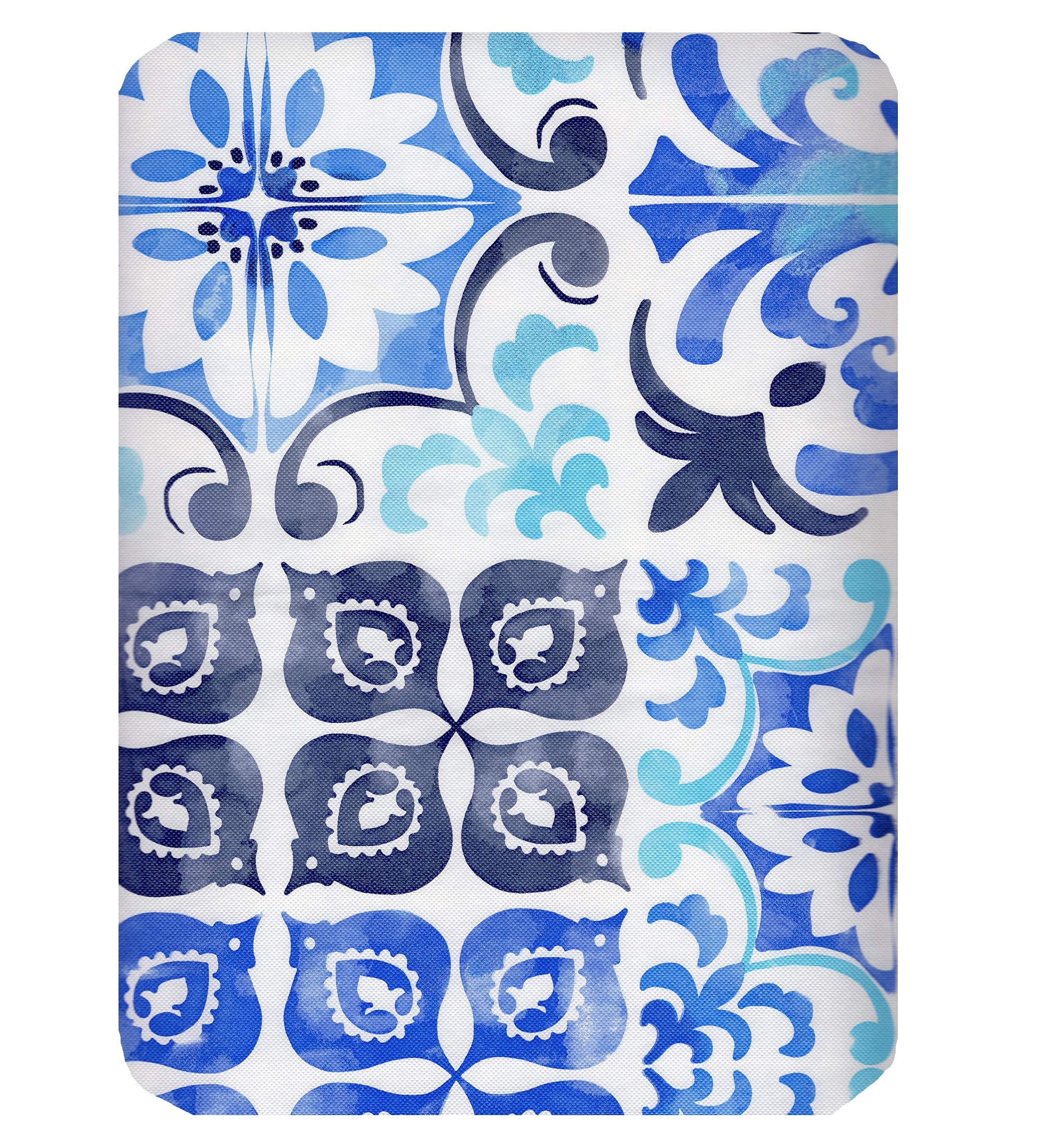 Robe à Imprimé Tie & Dye Bleu Grande Taille