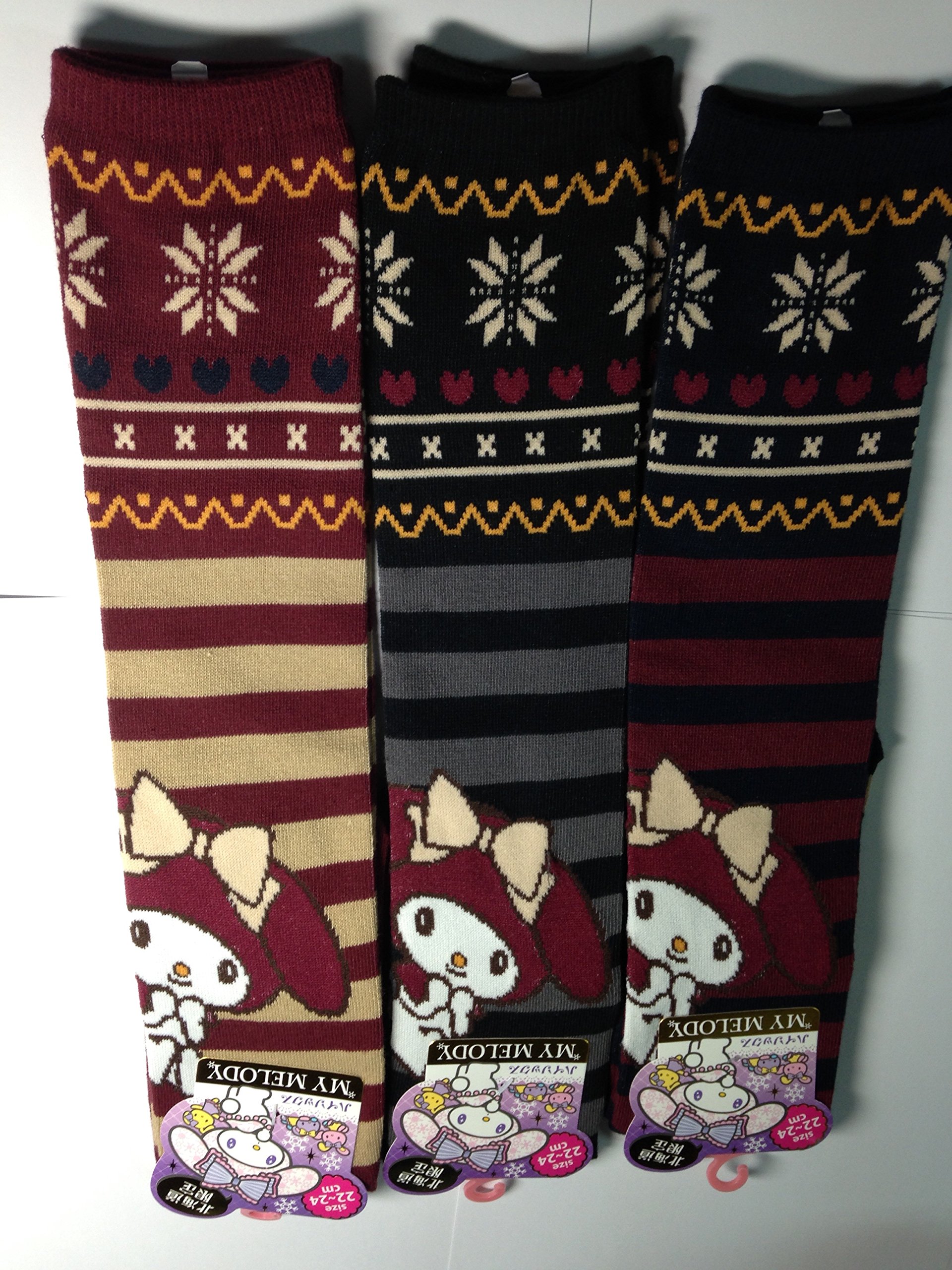 Amazon.co.jp: ご当地マイメロディ・ MY MELODY北海道限定ハイソックス