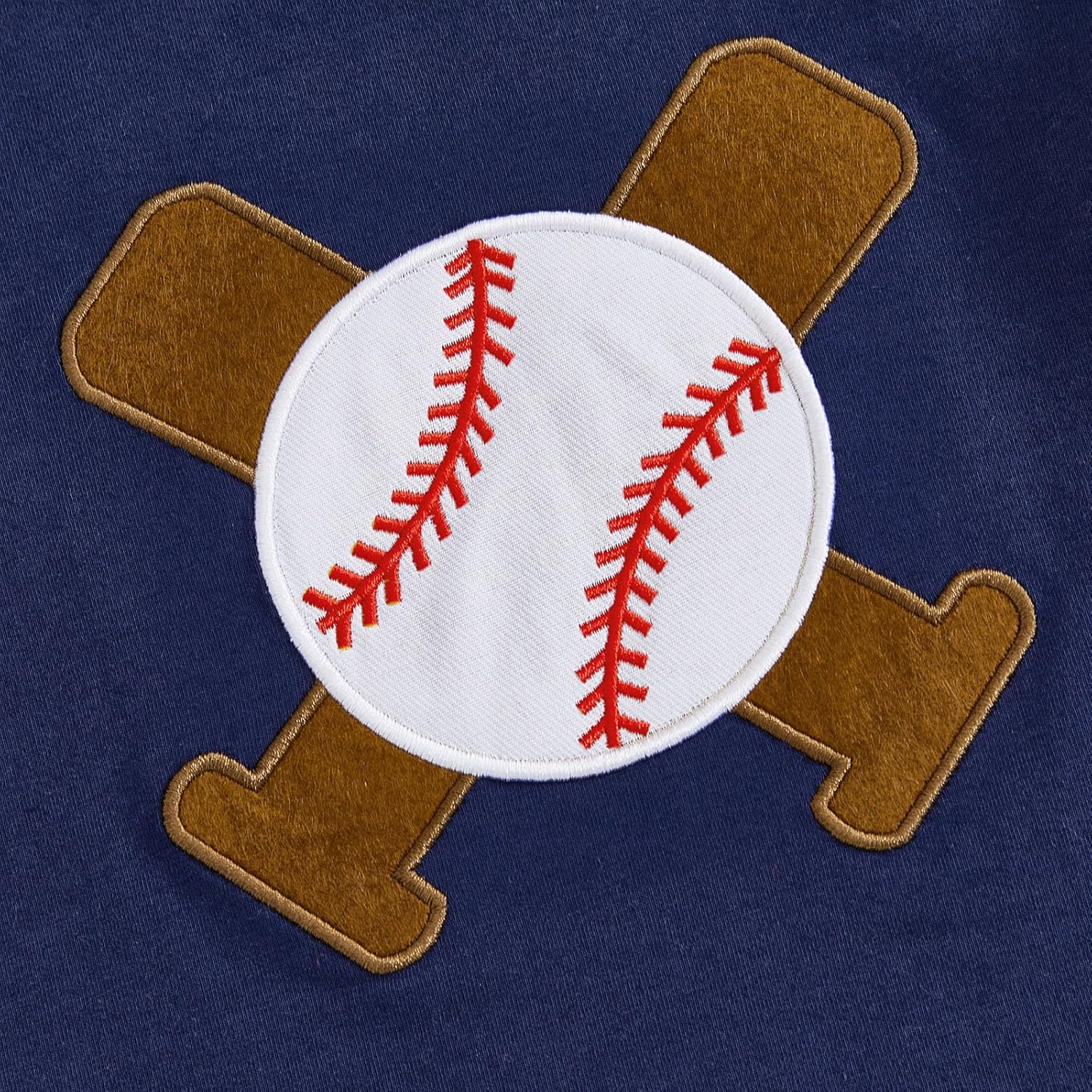 Toddler Baby Boy Baseball Outfit Summer Embroidery Short Sleeve T Shirt Plaid Shorts 2 Pcs Boys Clothes Set - Image 3