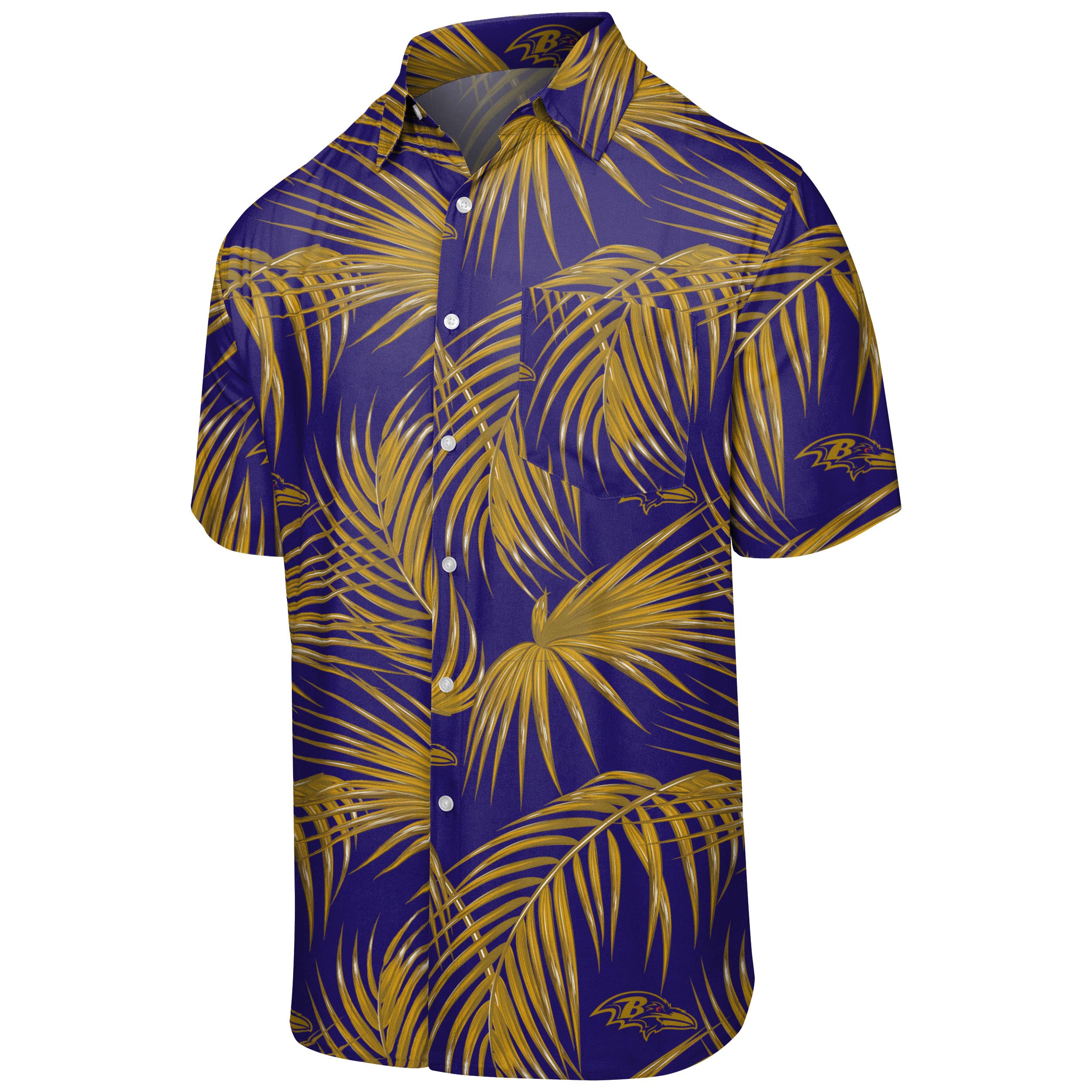 Camisa hawaiana de los Baltimore Ravens para barbacoas de verano 5