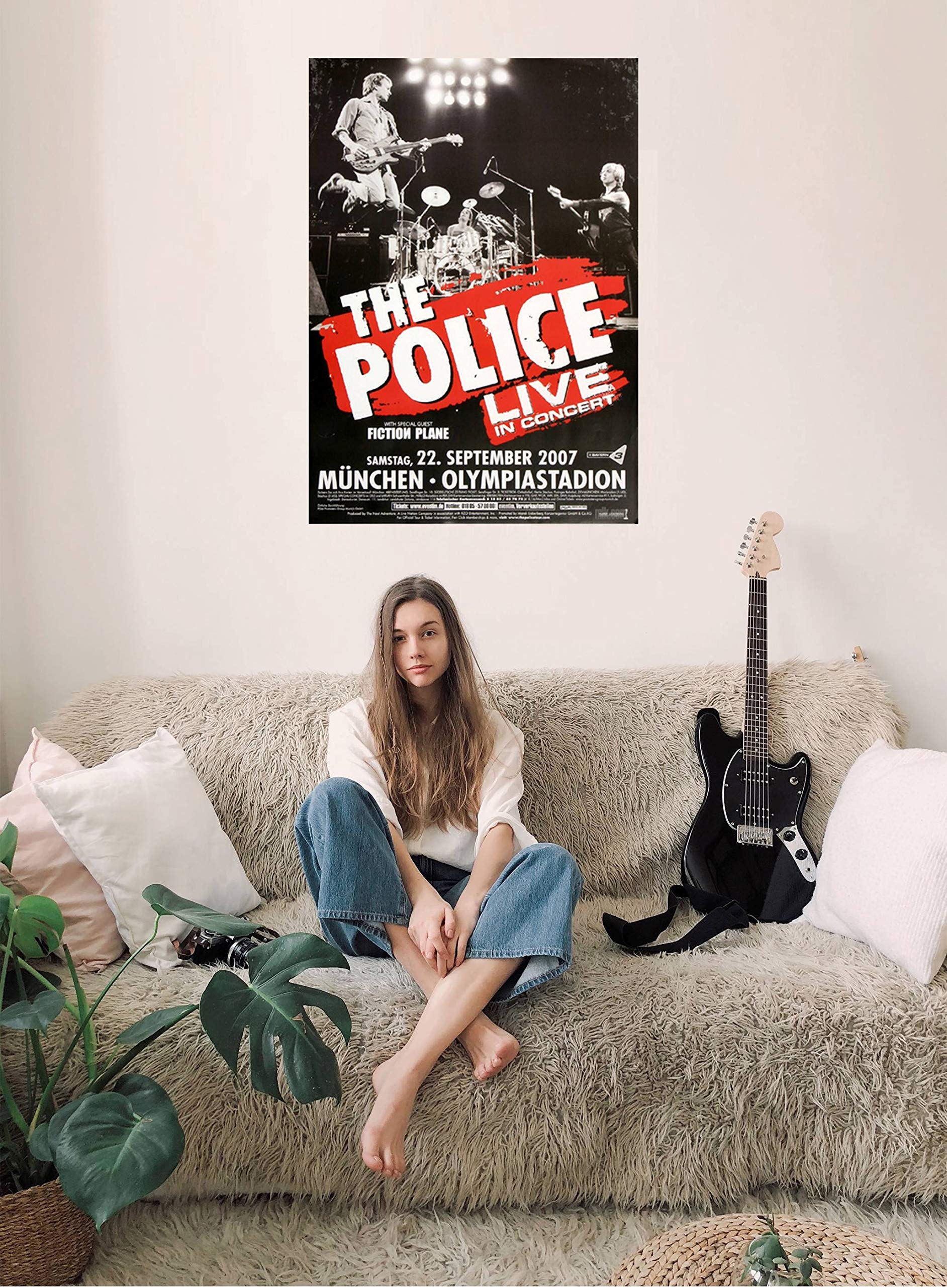 The Police - Certifiable, München 2007 » Konzertplakat/Premium Poster | Live Konzert Veranstaltung | DIN A1 «