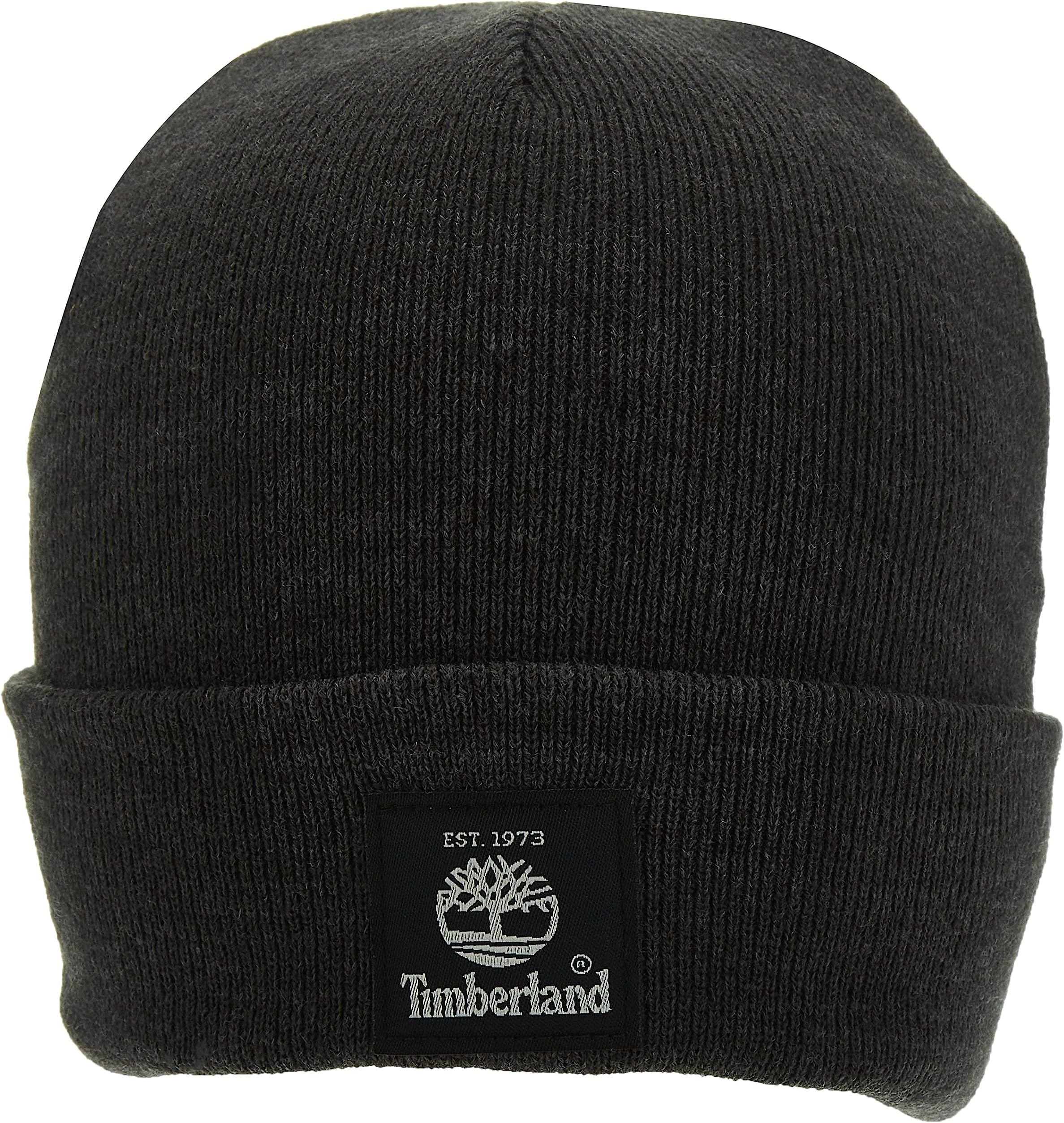 Timberland Men's Cuffed Beanie with Embroidered Logo