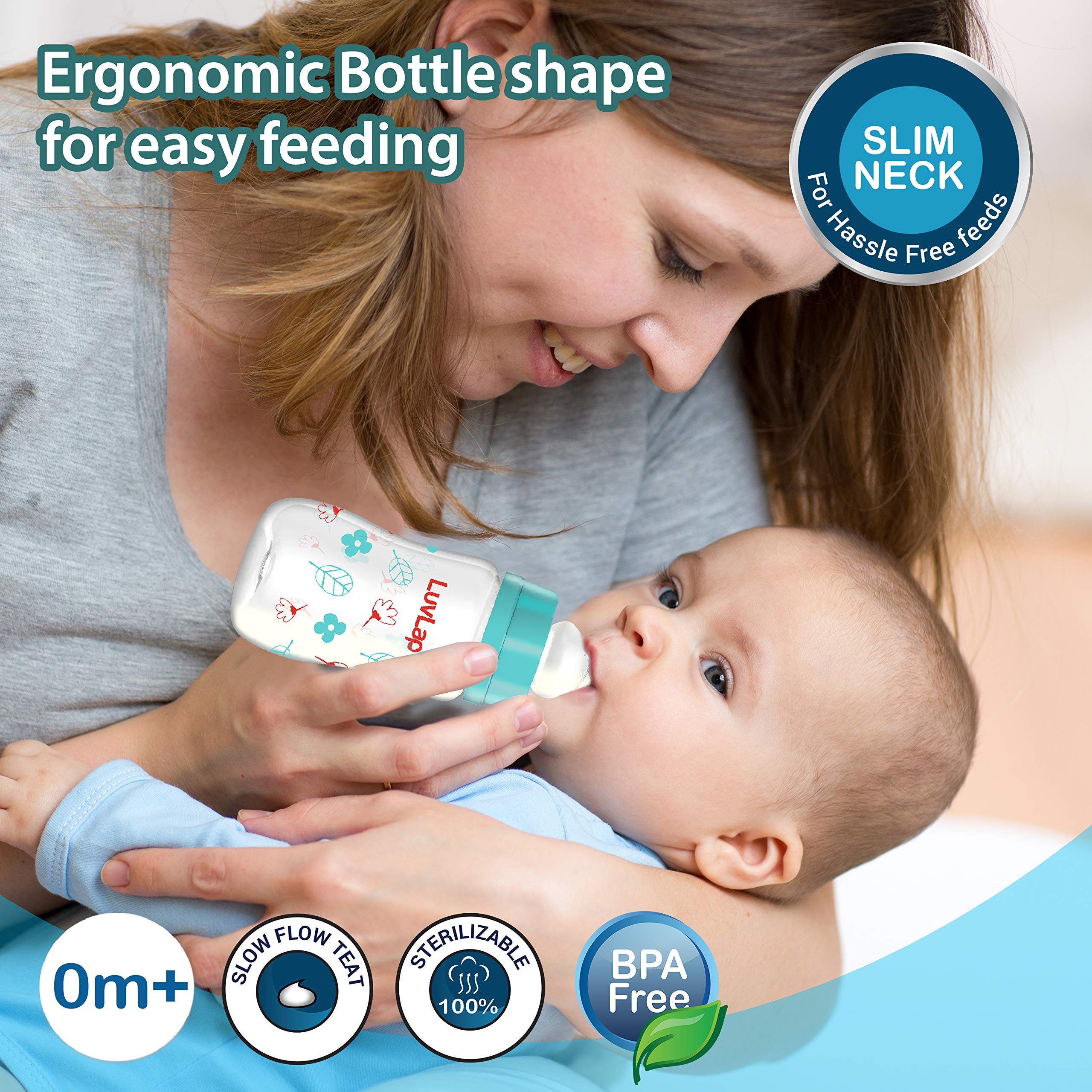 LuvLap Manual Breast Pump & Slim Feeding Bottle 125 ml - Image 6 thumbnail