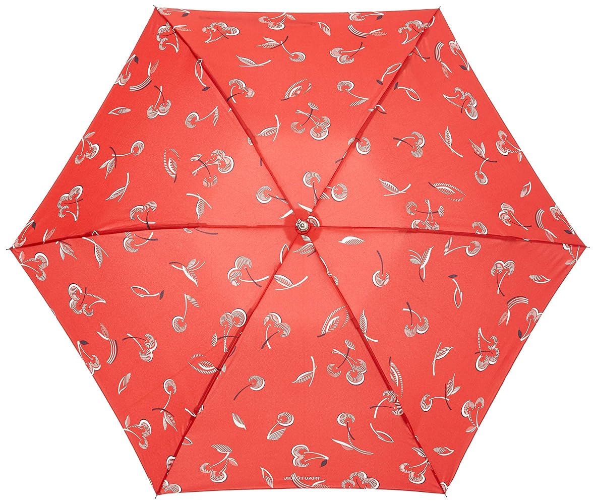 JILLSTUART 晴雨兼用　プチパラ　傘　ベージュ　さくらんぼ Amazon | [ジルスチュアート] JILL STUART サクランボ柄 UV遮光