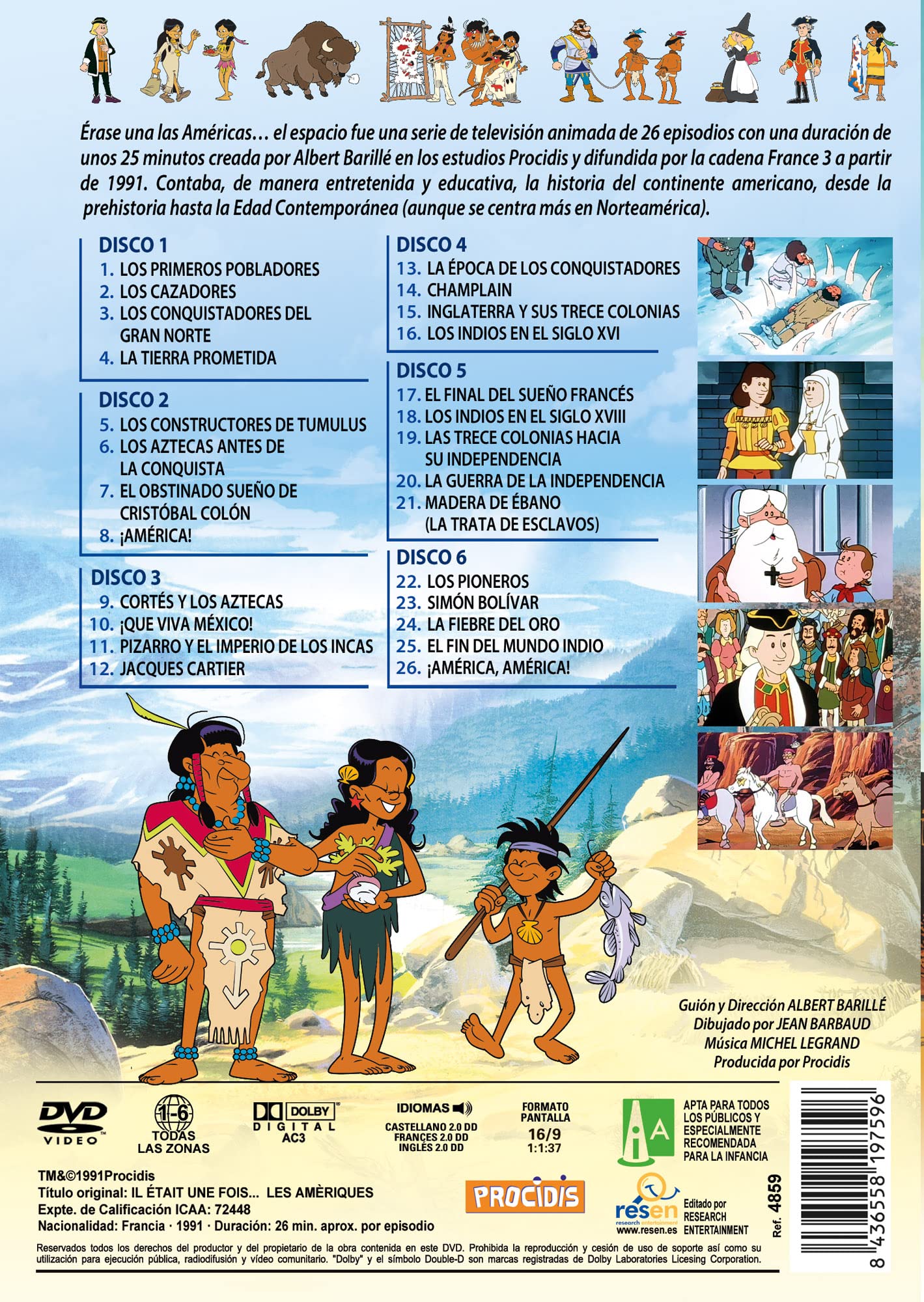 Érase una vez... las Américas Pack 6 DVD