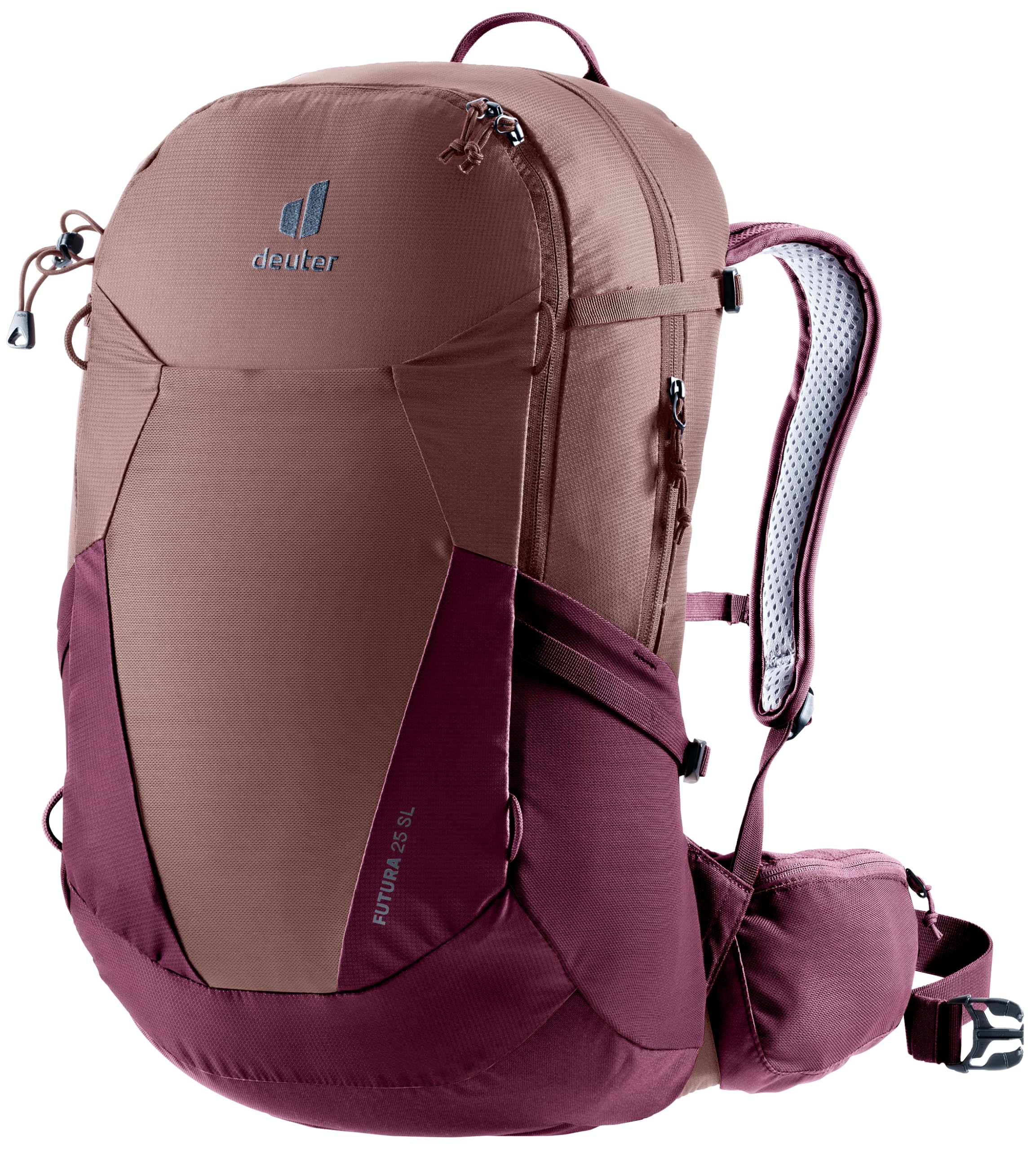 Deuter Futura 25 Sl Damski plecak turystyczny (1 sztuka), Ashrose-cassis, 25 L, Minimalistyczny