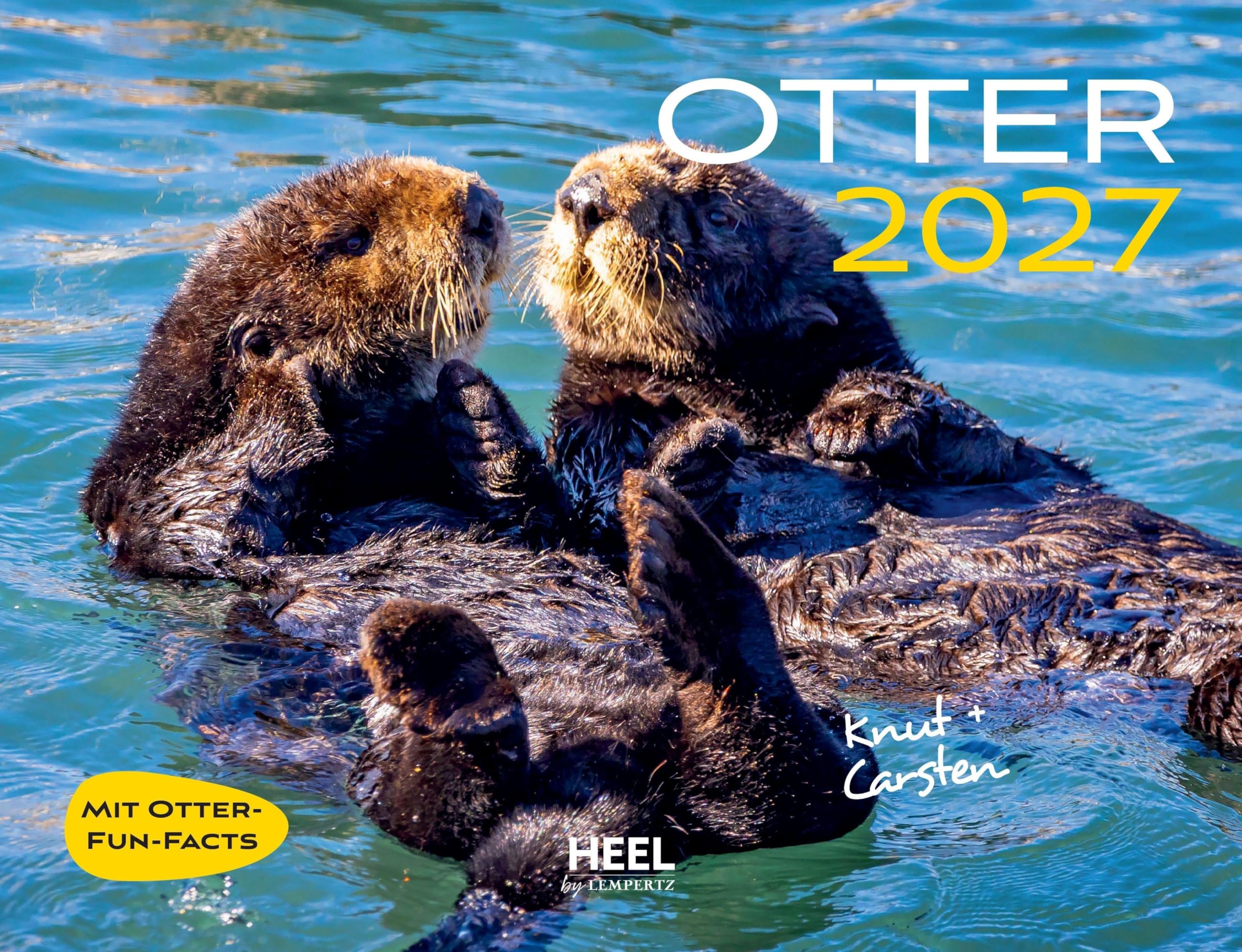 Otter Kalender 2027 Wandkalender Eintragkalender: Mit spannenden Otter-Fun-Facts. Eintragkalender 2027