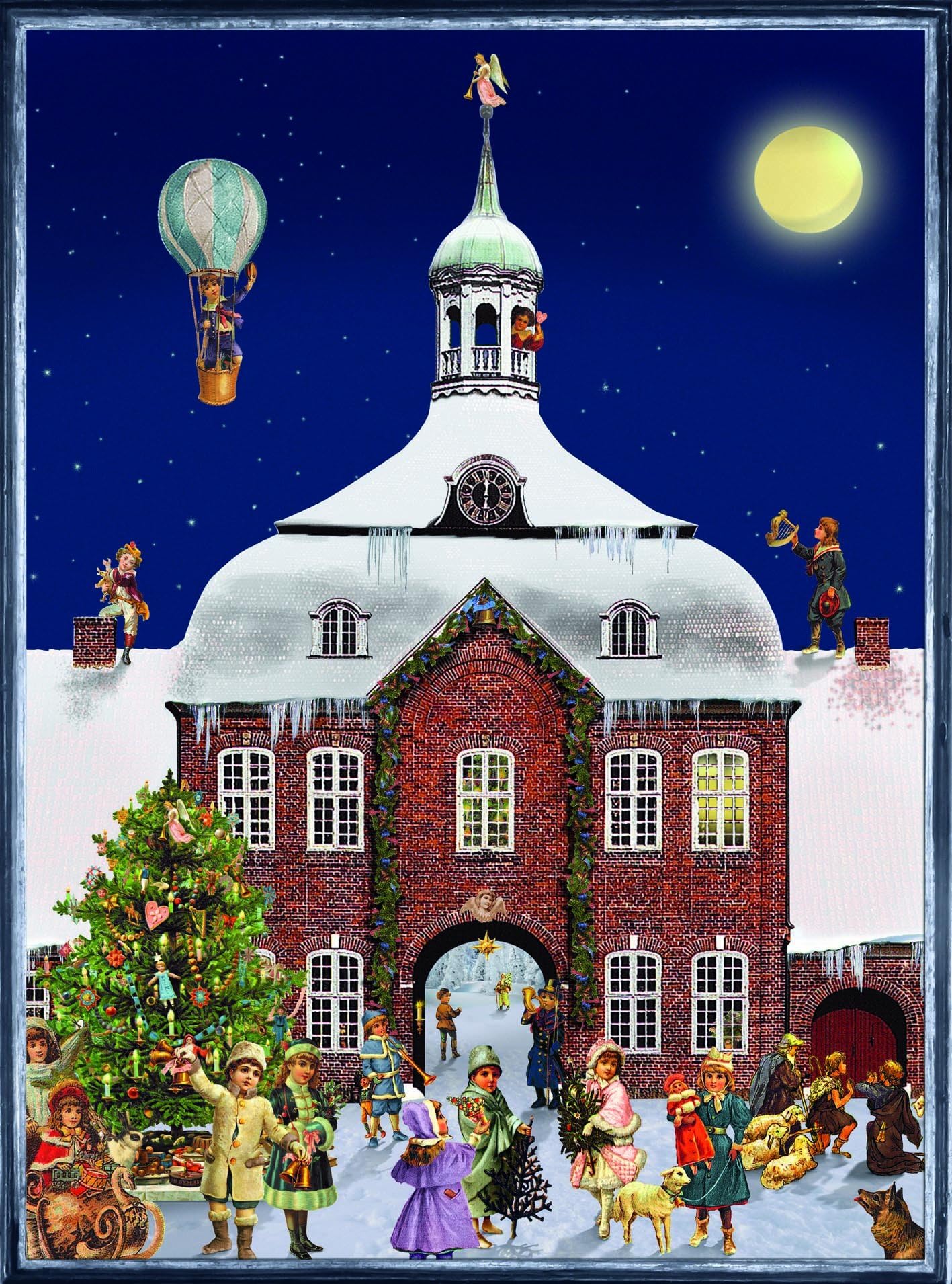 Sellmer Victorian Brick House Advent Calendar