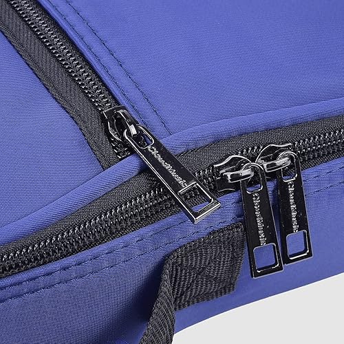 Miniatura 78 de CLOUDMUSIC Funda para ukelele - Mochila acolchada para soprano de 21 pulgadas (soprano, bordado de flores de pavo real azul)