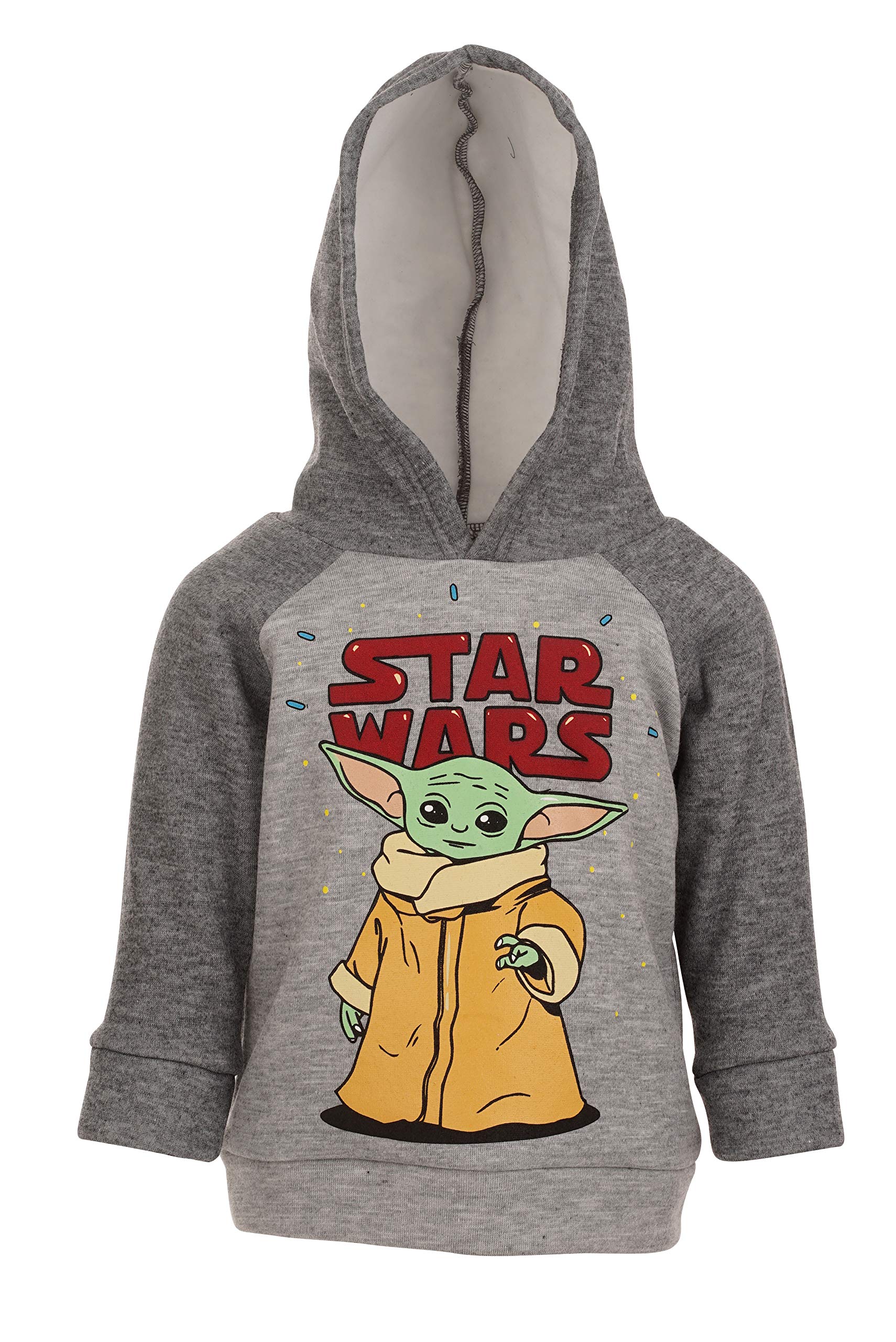 Star WarsBaby Yoda The Mandalorian Boys Fleece Pullover Long Sleeve Hoodie