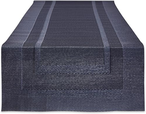 Miniatura 26 de DII PVC Tabletop Collection Woven Indoor / Outdoor - Juego de manteles individuales, 13x17.25, dorado, 6 piezas Dorado,Negro,Azul