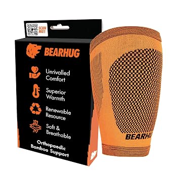 Bearhug Thigh Compression Sleeve   Hamstring Support, Men & Women