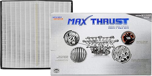Miniatura 149 de Spearhead MAX THRUST - Filtro de aire para motor, para vehículos de bajo y alto kilometraje, aumenta la potencia y mejora la aceleración