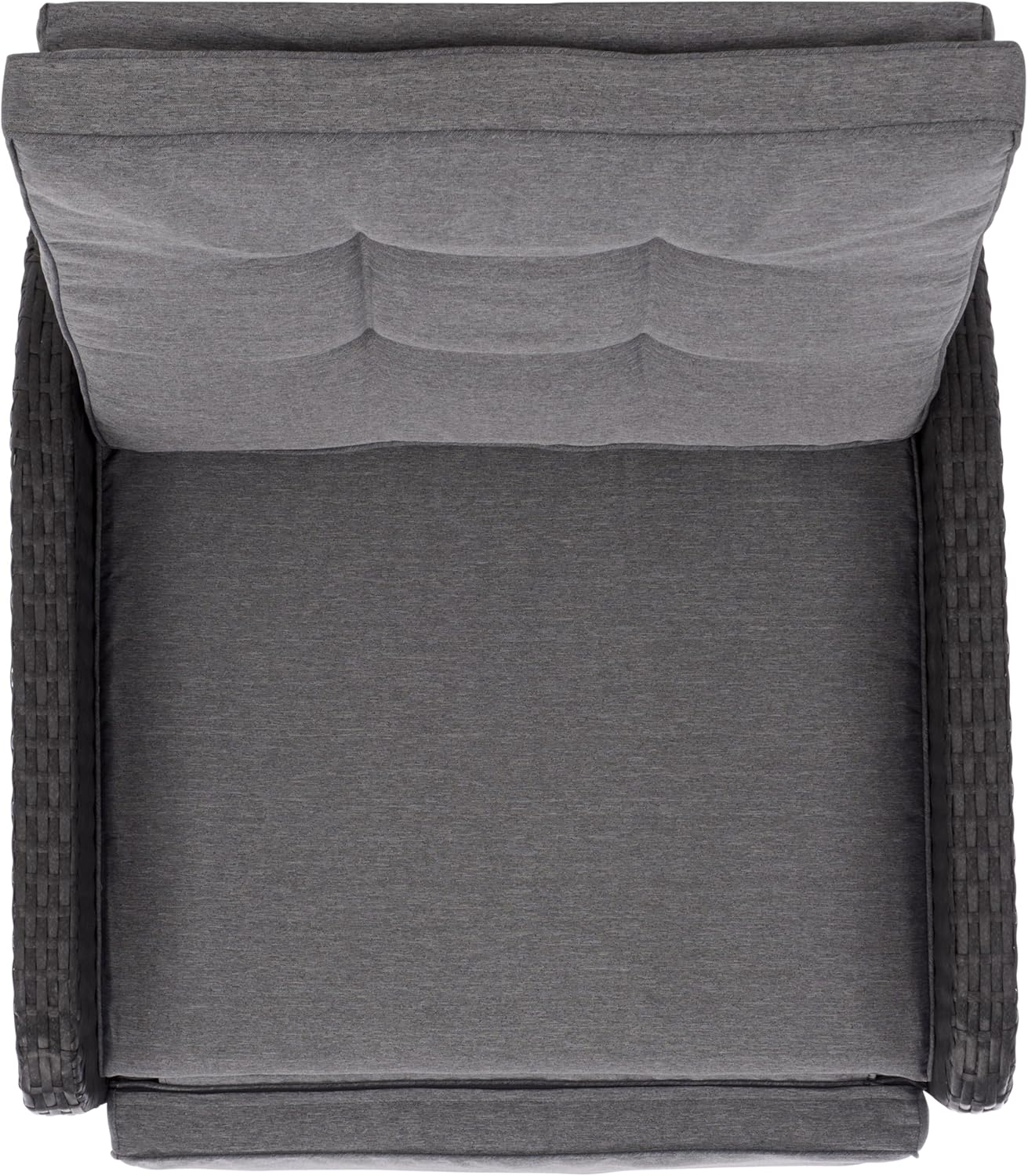 SAFAVIEH Outdoor Patio Furniture Collection – Millman Weather-Resistant Recliner Chair, Adjustable Backrest & Cushioned Seat (PAT6906)