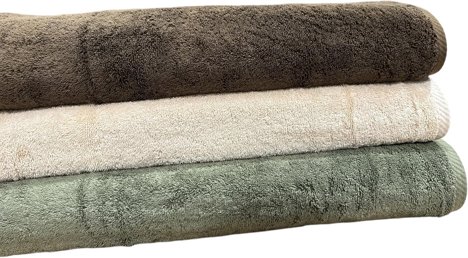 sheetsnthings Oversized Ivory Bath Sheet Towel 40x80 inches-100% Turkish Cotton, Luxury & Absorbent, Soft & Quick-Dry, Premium Spa & Bathroom Towel