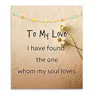 Honsny Cross Bracelets for Women Trendy 18K Gold Plated Bracelet Christian Baptism Friendship Religious Easter Gifts for Valentine's Day Sister Best Friend Birthday Gifts for Women Bestie Jewelry