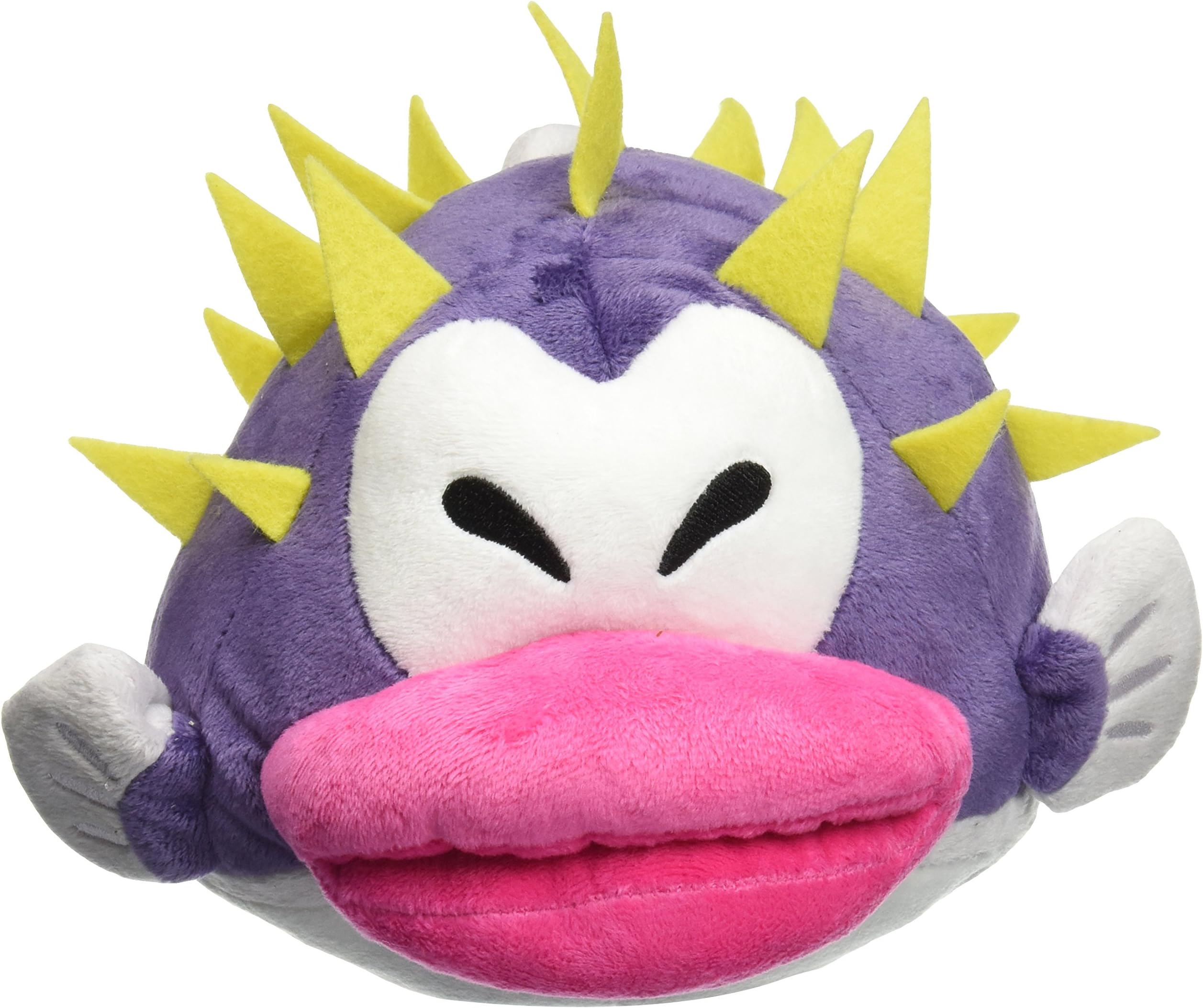 Little Buddy Super Mario Porcupuffer Plush, 7"