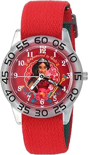 Jr Kids' Plastic Time Teacher Analog Quartz Nylon Strap Watch