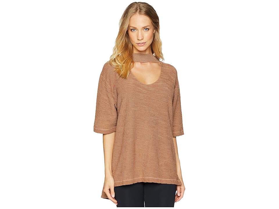 

Hard Tail Double Scoop Slouchy Pullover (Copper) Women's Clothing, Bronze
