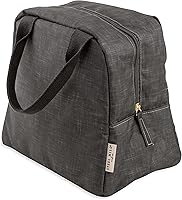 Vista 2 de Steel Mill & Co - Bolsa de almuerzo aislada para mujeres u hombres, lonchera de gran capacidad, bonita bolsa de almuerzo para adultos, mini hielera