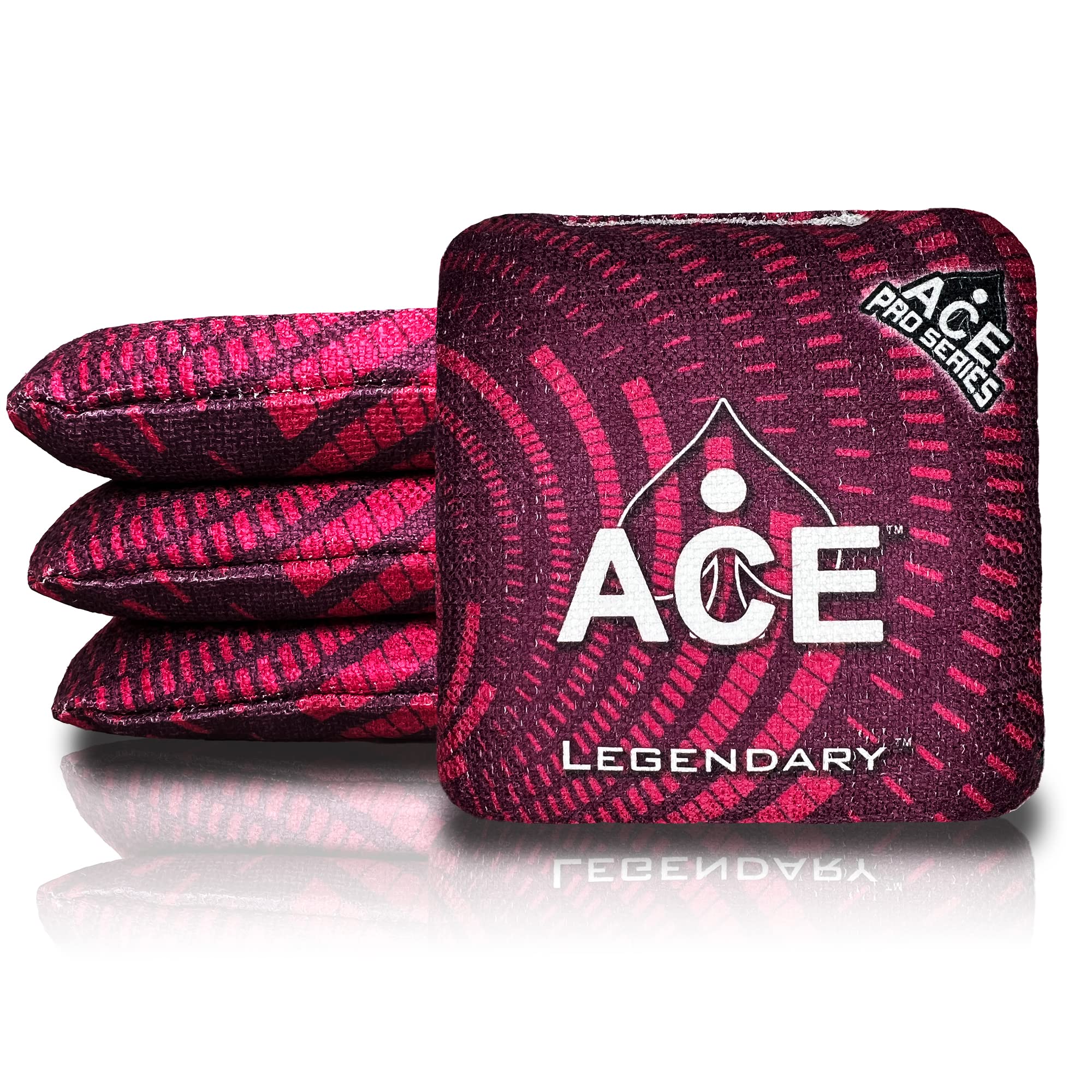 Legendary – ACE Professional Cornhole Bags – Doppelseitiger Slick Stick für alle Wetterbedingungen – ACE Pro zugelassene Serie