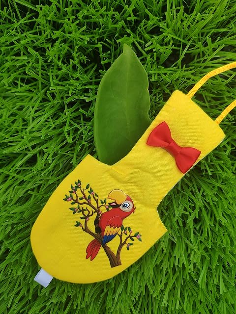 Foto 2 de 6 de KUSO Pañal de loro, reutilizables, lavables, ropa de vuelo, kimono, para pájaros, periquitos, cacatúas