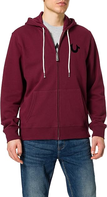 Classic Logo Long Sleeve Zip Up Hoodie 
