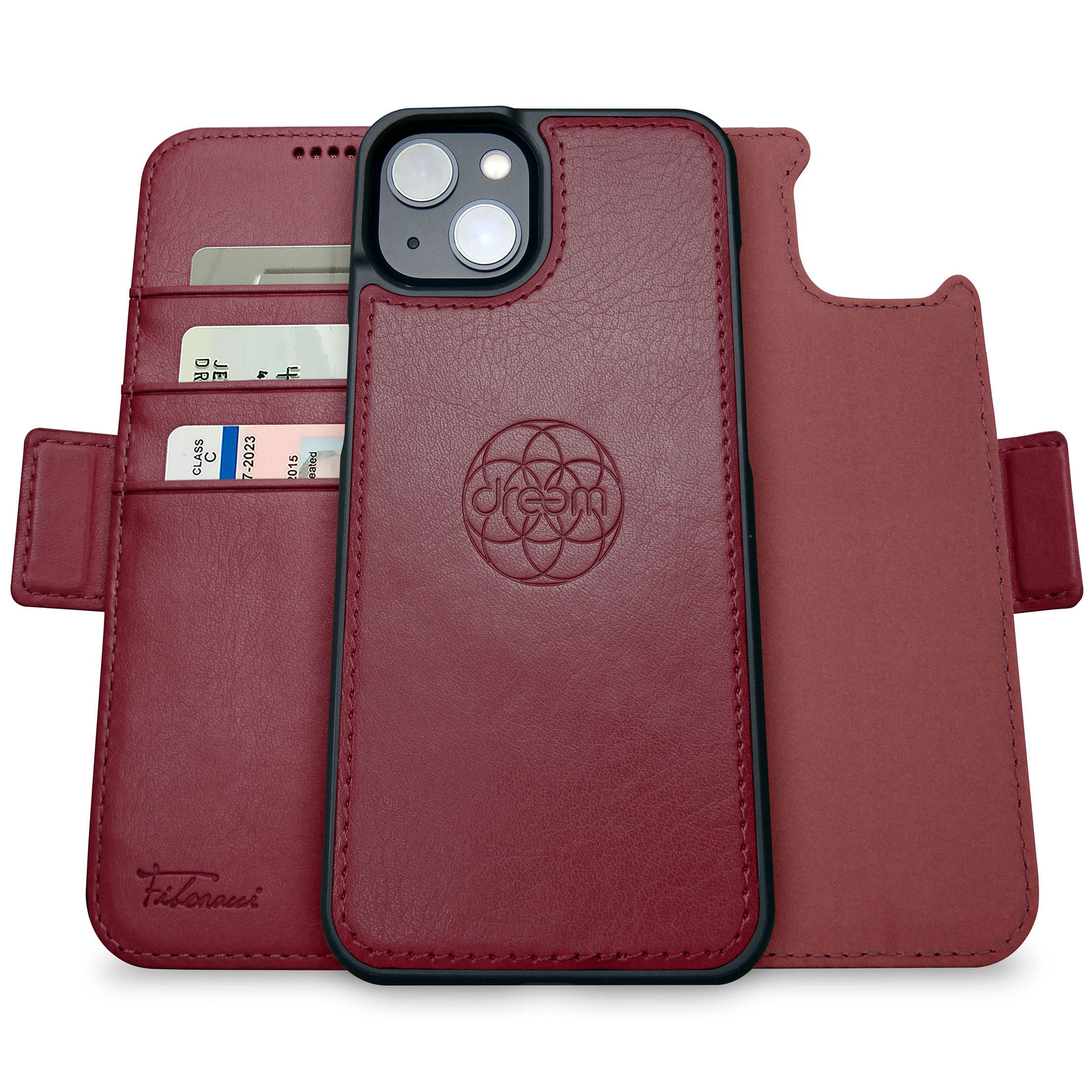 Dreem フィボナッチ iPhone 14 & iPhone 16e用 Amazon.co.jp: Dreem フィボナッチ（Fibonacci）2イン1 財布型