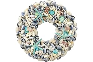 Coastal Charm in an 18" Wreath of Nautical Delights