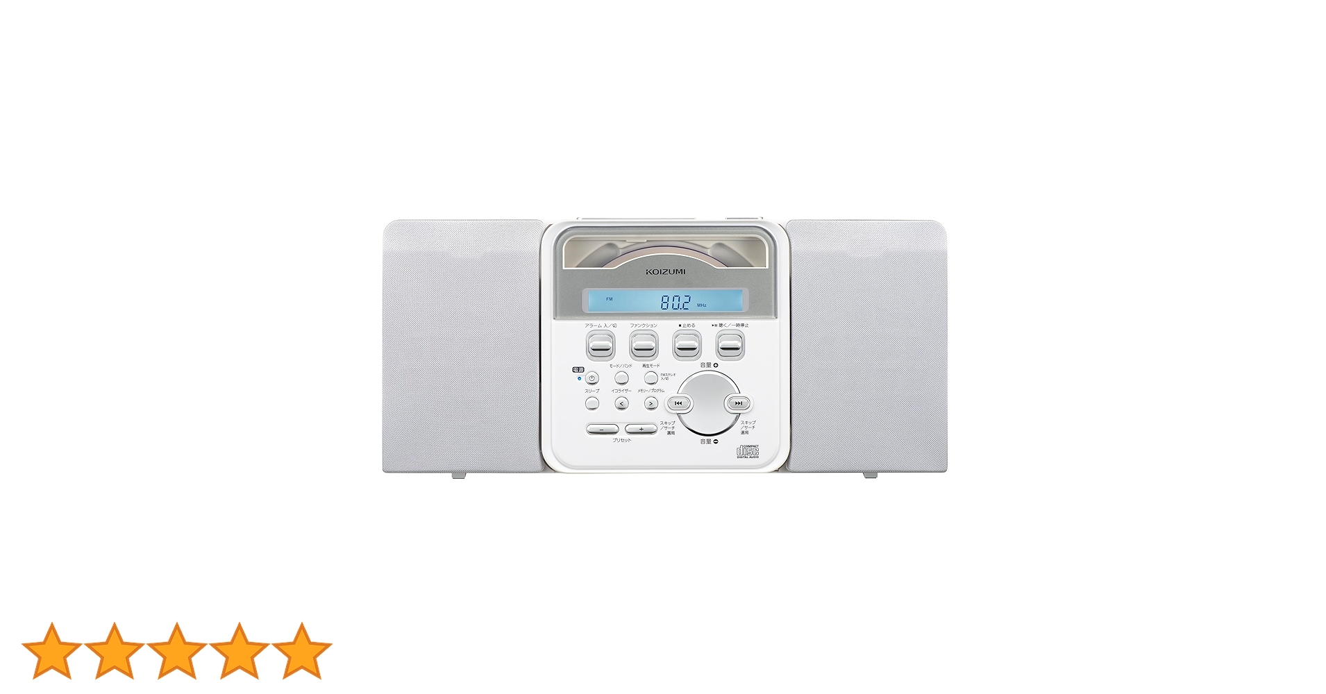 Amazon.co.jp: Koizumi SAD-4346/W Stereo CD System, Slim