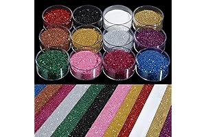 Teenitor Fine Nail Art Glitter, Sparkling Effect