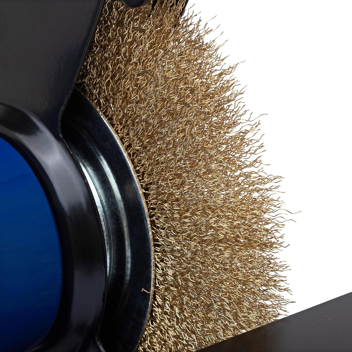 Eastwood 8 Inch Heavy Duty 1HP Bench Grinder | Industrial Grade High Precision Bench Grinder | Includes 8" Grinding Wheel & Crimped Wire Wheel with 3450 RPM Motor | Easy to Remove Wheel Guard Sides