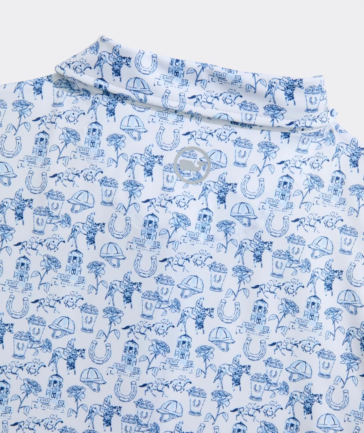 Vineyard Vines Men's Kentucky Derby Printed Sankaty Polo