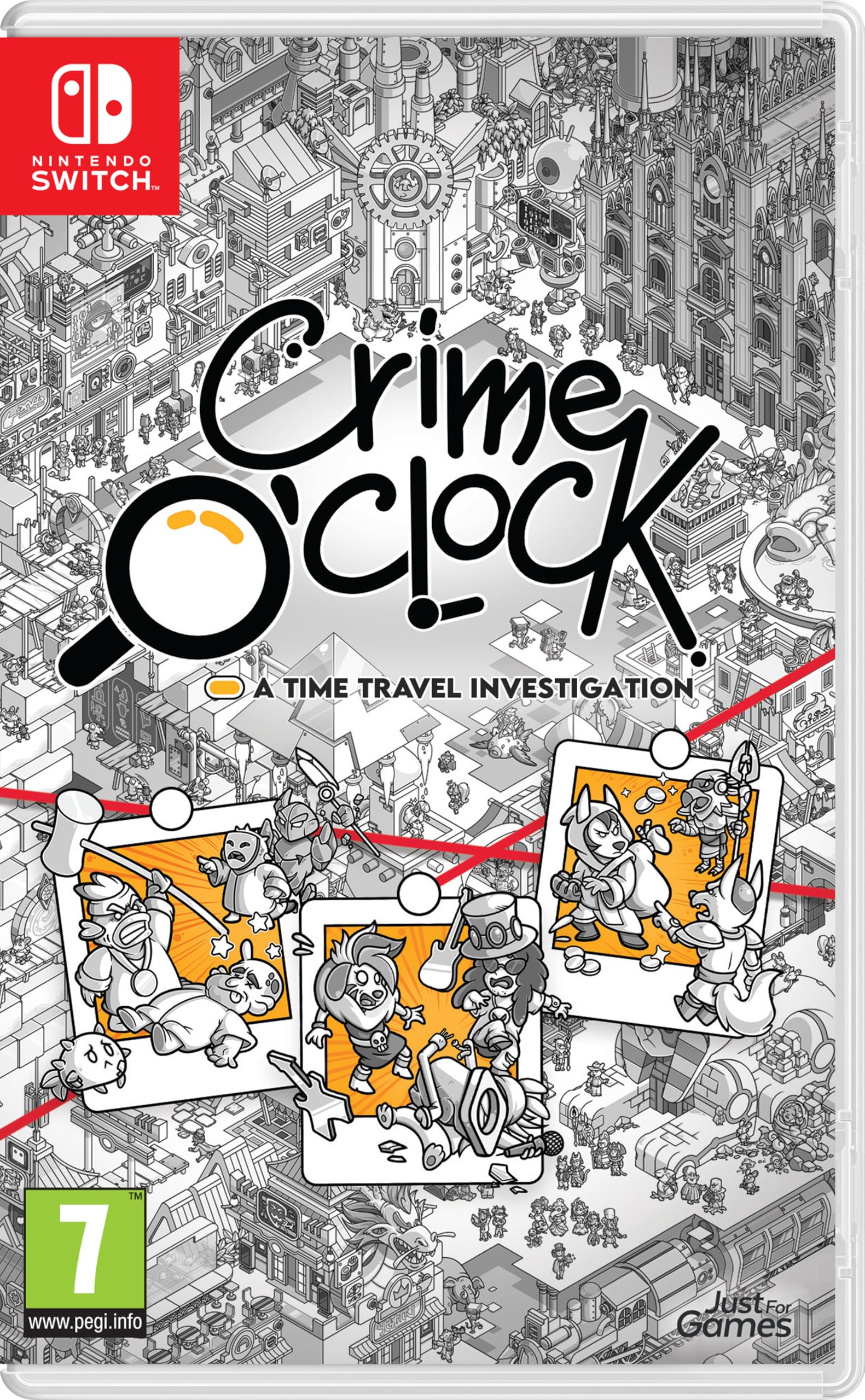 Crime O'Clock Nintendo SWITCH - Code de Téléchargement Uniquement. Ne contient pas de disque de jeu !