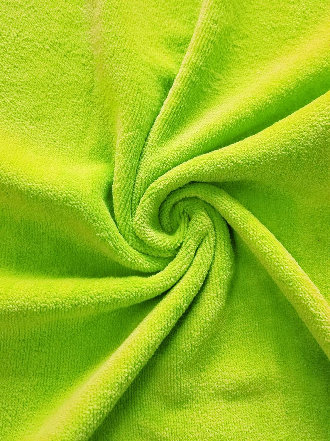 Royal Comfort 32x64 Solid Color Neon Yellow (2 per Pack) Terry Velour Beach Towel. Made with 100% Cotton Weighing at 16.0 lbs per doz. Why Settle for Polyester get The Real Thing!