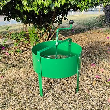 Gr8 Garden Rotary Soil Sifter Compost Sieve Large 18 litre Earth Riddle Screener Gardening Tool