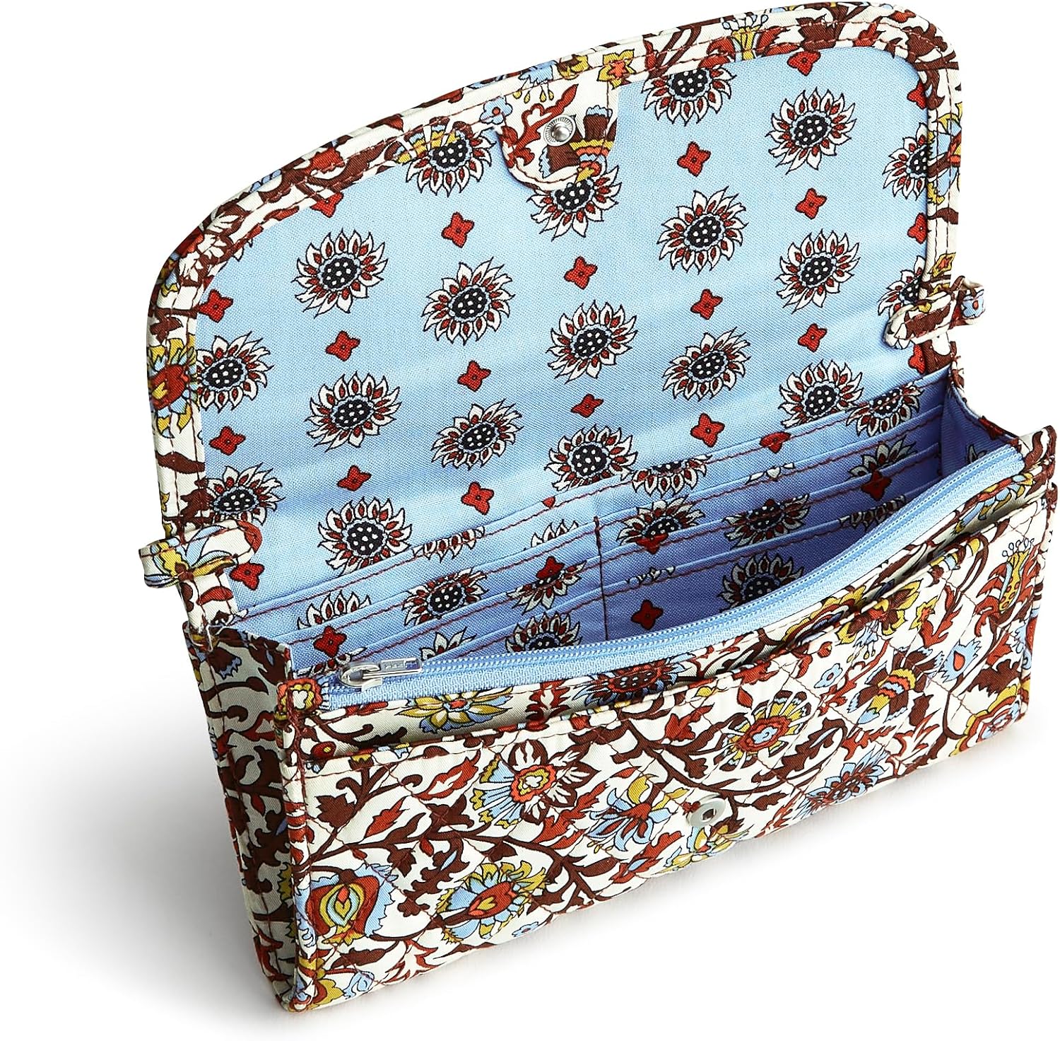 womens Wildwood Wallet Crossbody, Cotton Gabardine - Image 6