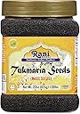 Rani Tukmaria (Natural Holy Basil Seeds) 1.38lbs (22oz) 624g PET Jar Used for Falooda / Sabja Dessert, Spice & Ayurveda Herbal ~ Gluten Friendly | NON-GMO | Kosher | Vegan | Indian Origin