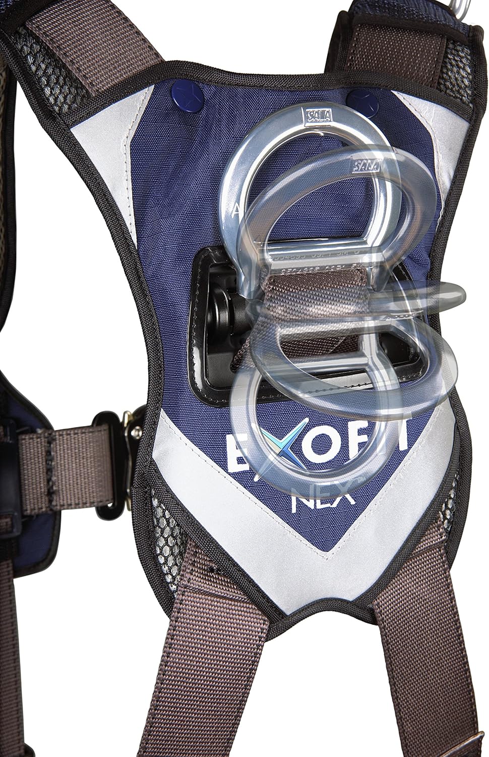 Super Cheap 🛒 3M DBI-SALA Medium ExoFit NEX ConstructionFull Body Style Harness With Tech-Lite Aluminum Back D-Ring,1113124,Blue/Gray