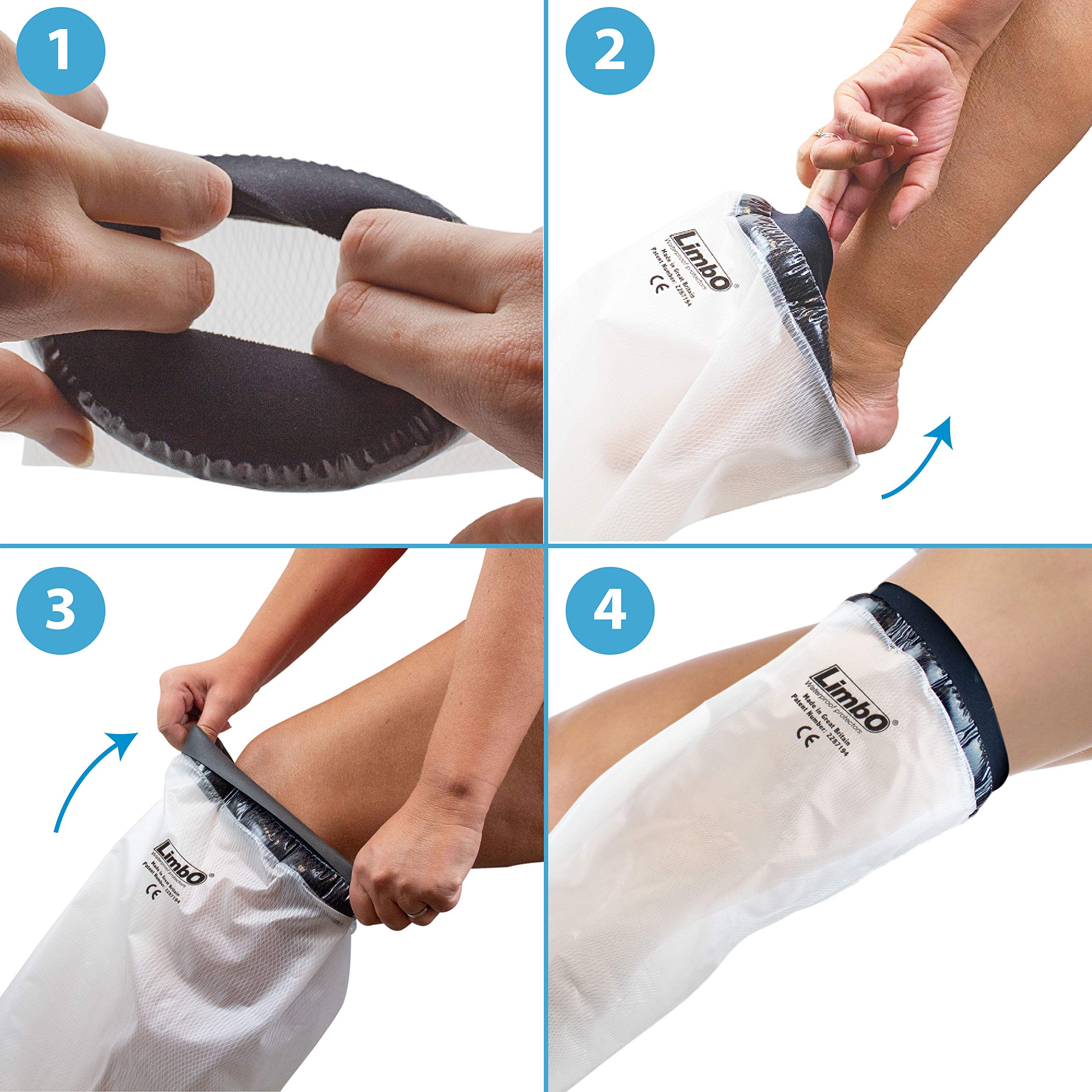 血まみれ包帯三点 Amazon | LimbO プレミアム 防水プロテクター ギプス 包帯 を