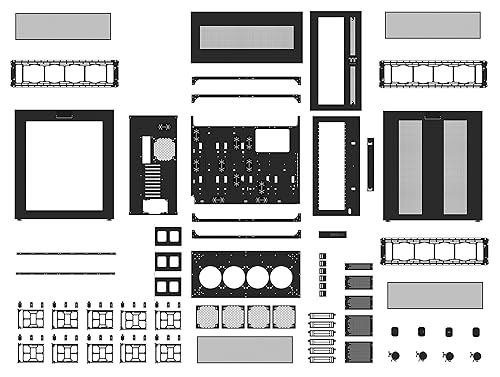 Vista 20 de Thermaltake Core W200 Dual System Capable Extreme Water Cooling XL-ATX Totalmente modular/Desmantelar Apilable Certificado Tt Super Tower Computador