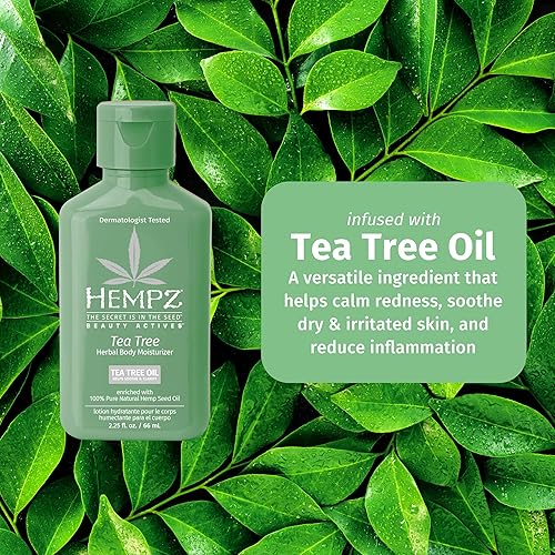 Miniatura 3 de HEMPZ Mini Tea Tree Herbal Body Moisturizer 2.25 oz.