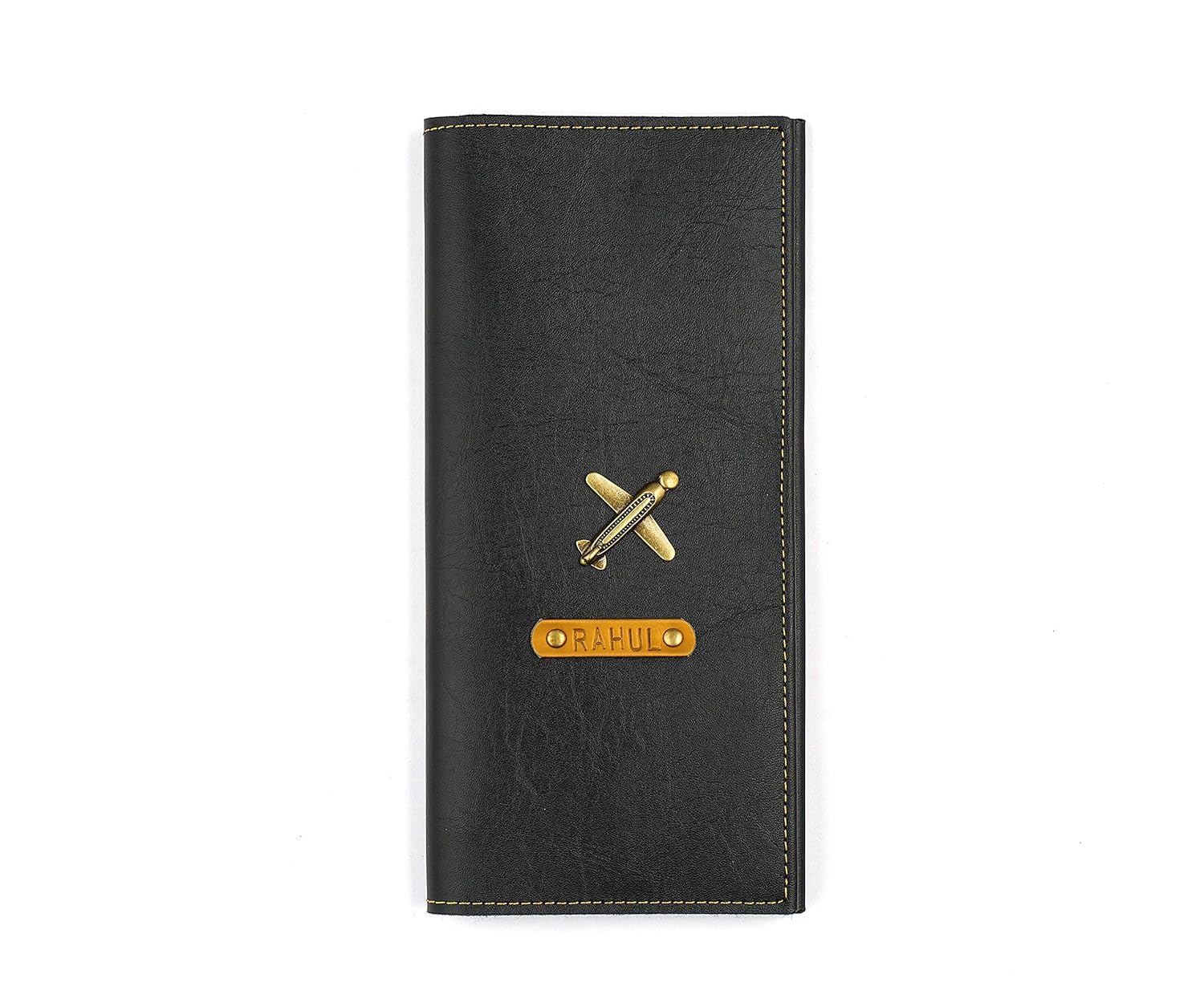 Personalized Travel Folder, 15 Color Leatherette Travel