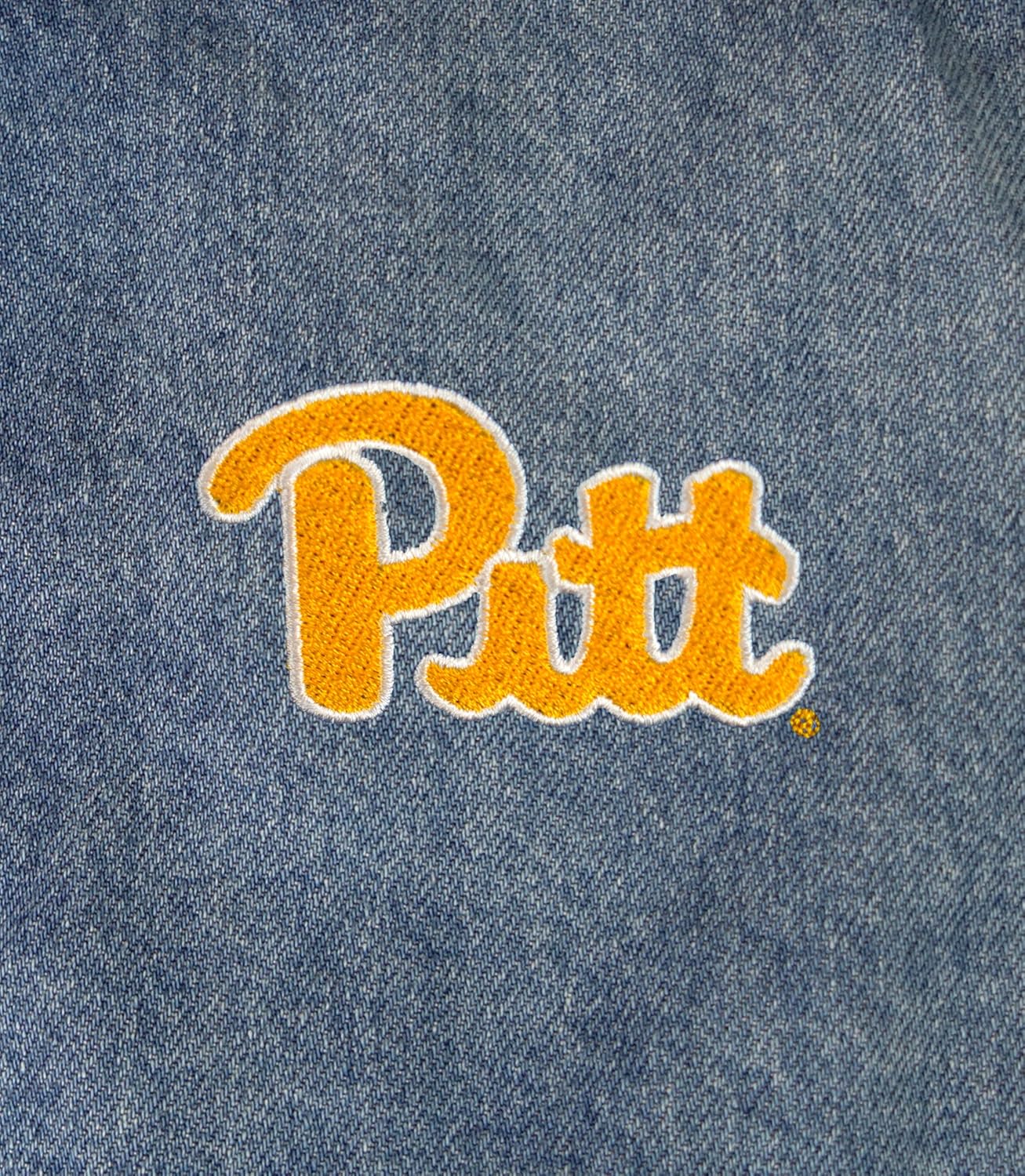 Vantage Apparel NCAA mens Men's Collegiate Roadie Denim Jacket