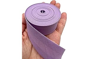 PEPPERLONELY 100% Cotton 1-Inch Single Fold Bias Tape for Sewing and Hemming