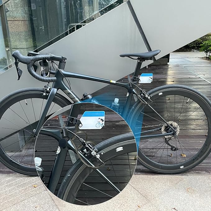 Candado para bicicleta inteligente con huella digital miniatura 2