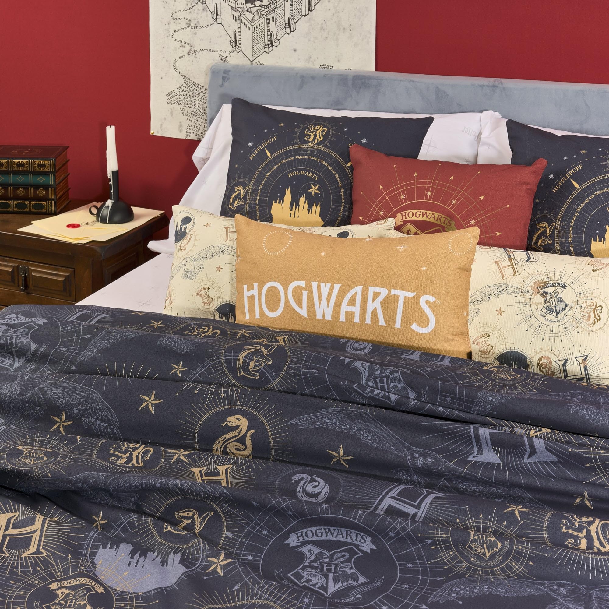 Set Biancheria Da Letto Harry Potter Ufficiale - Copripiumino Reversibile Singolo Con Federa - Foto 8